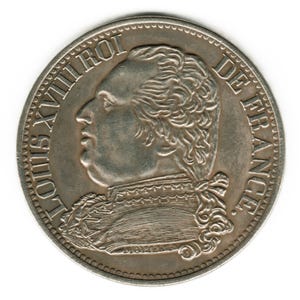 1815 A France 5 Francs - Louis XVIII - copy of coin