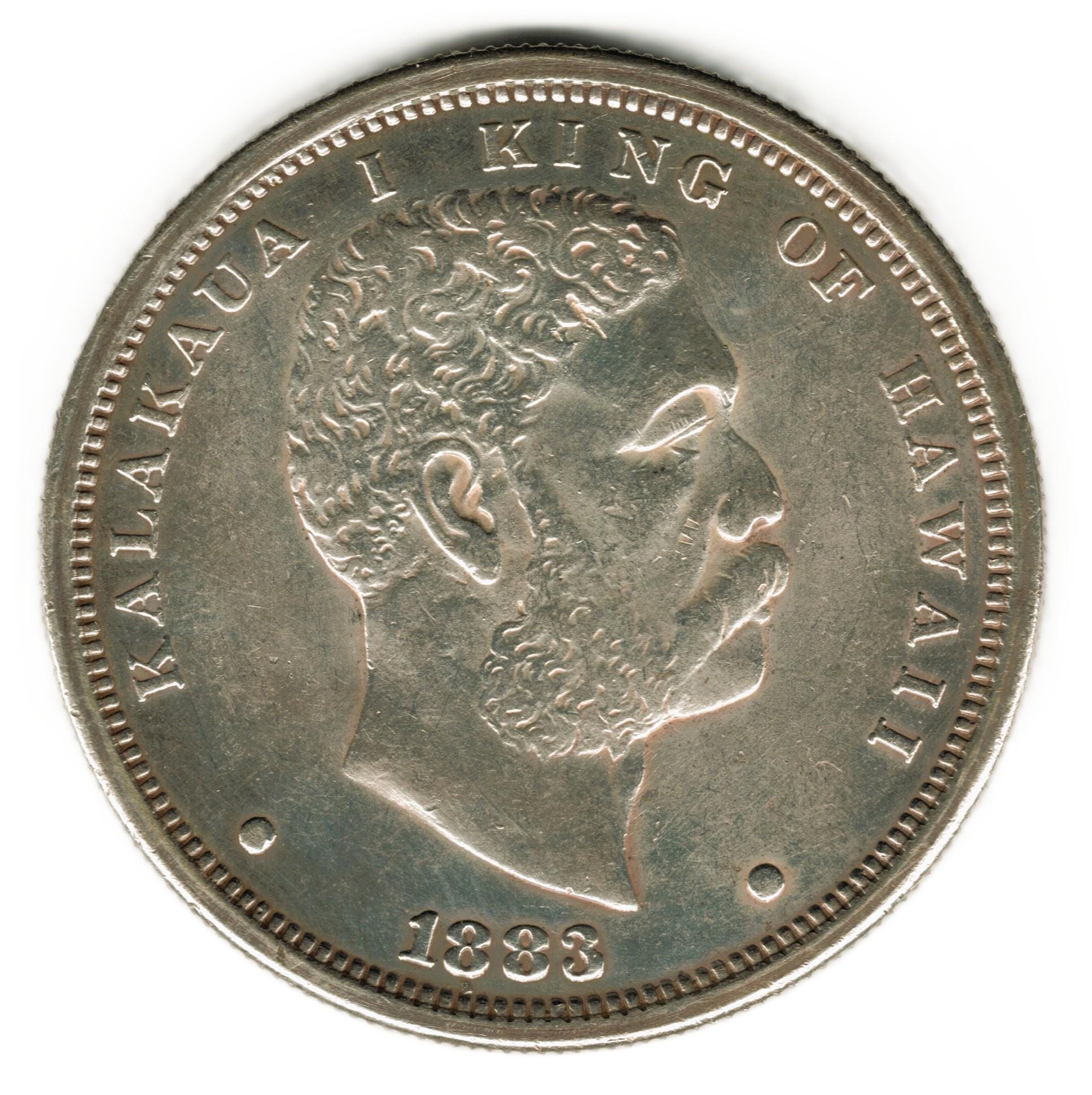 1883 Hawaii Dollar - Kalakaua - Copy of Coin - Etsy