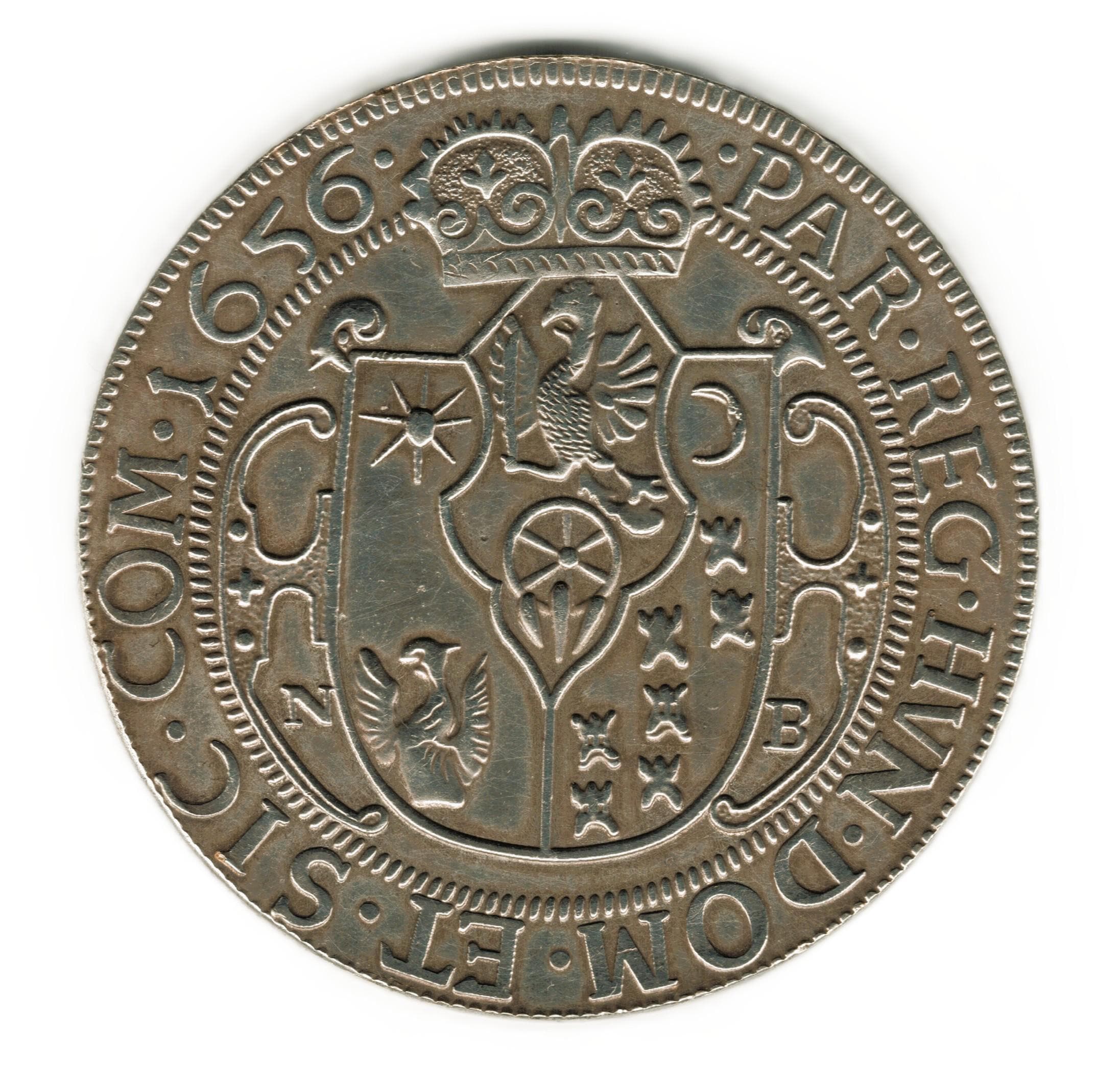 1656 Transylvania Thaler - George II Rakoczi - Copy of Coin - Etsy