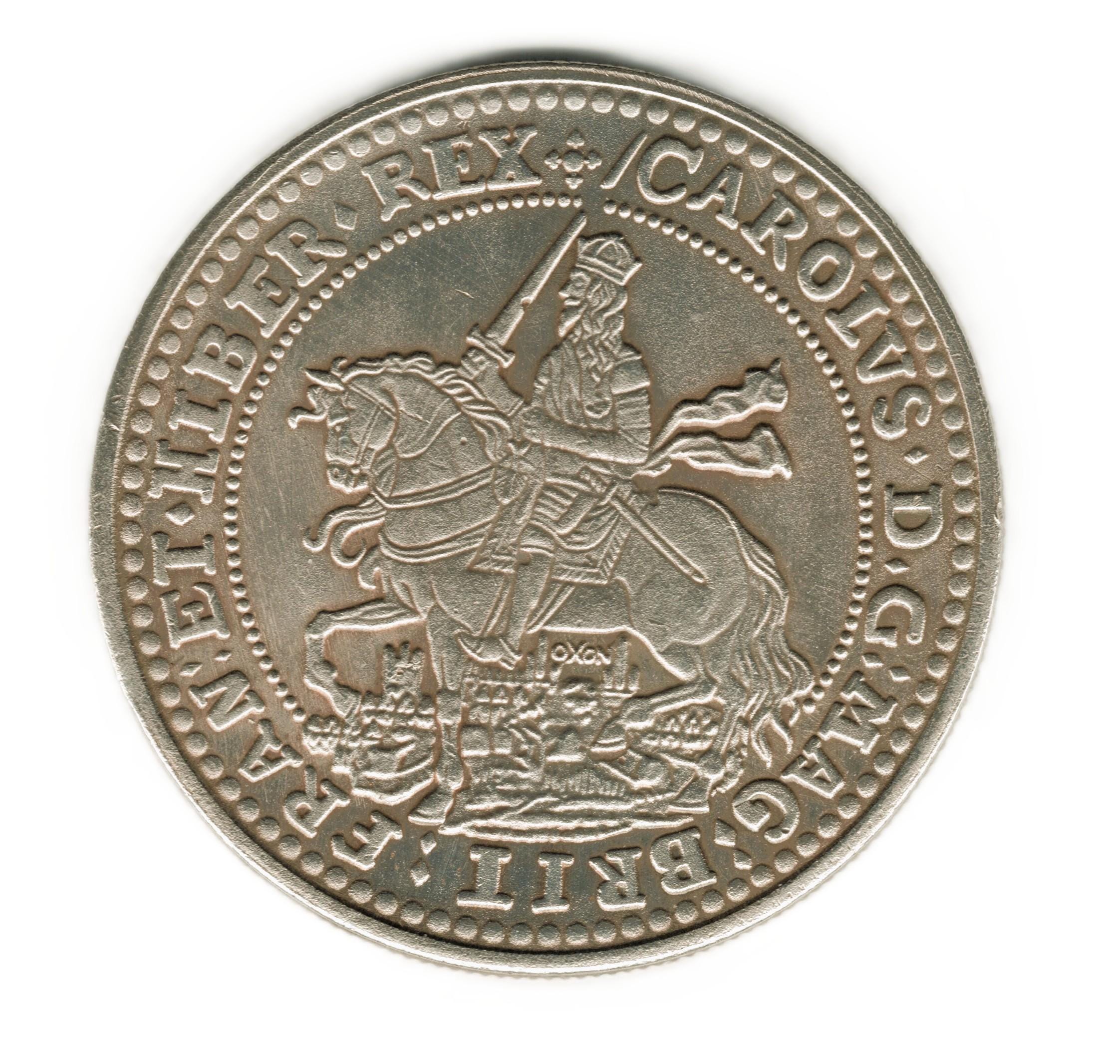 イギリス銅貨旧貨幣チャールズ1世 1644年 イギリス王室 - オックスフォード造幣局 - チャールズ1世