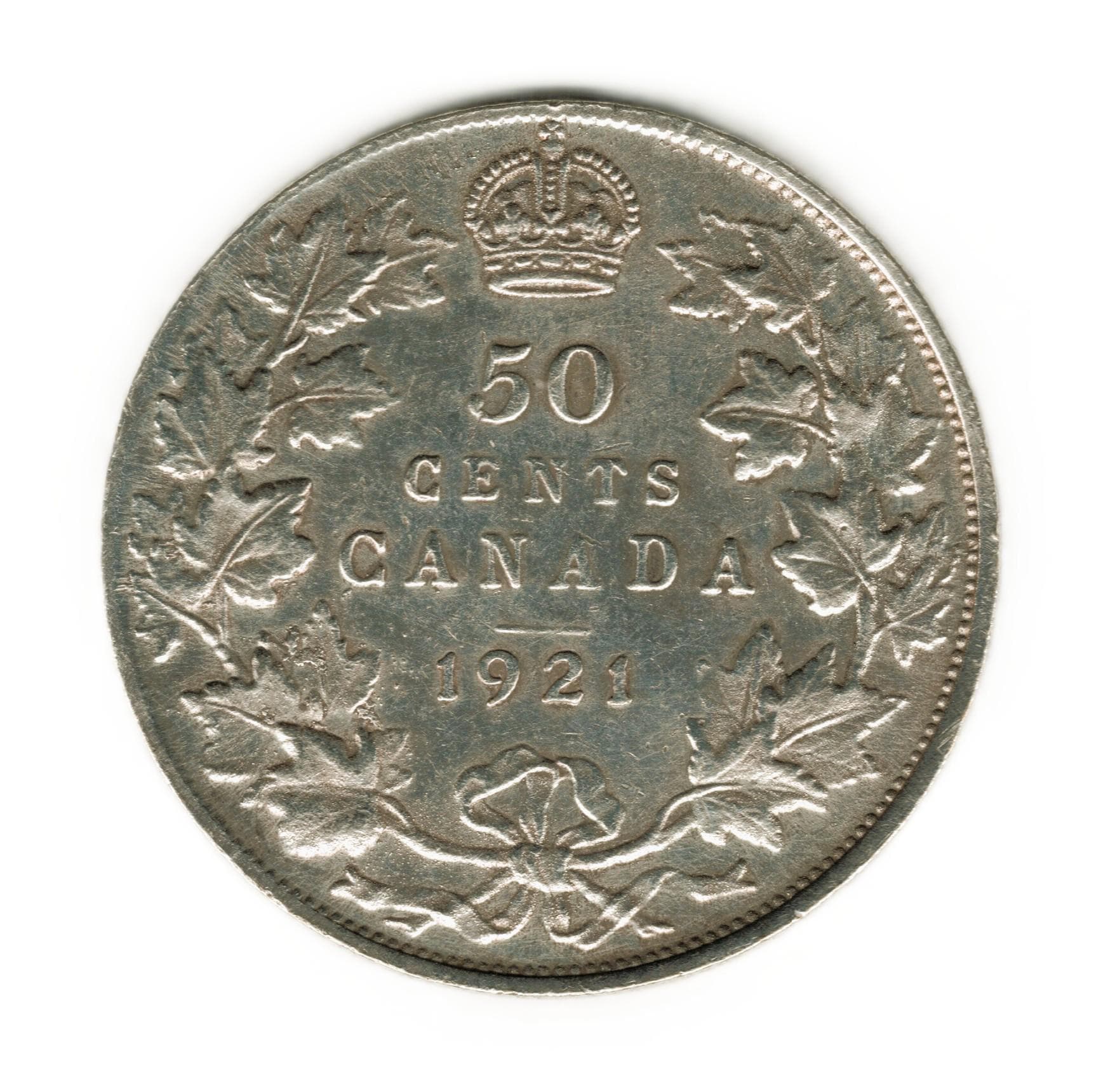 1921 Canada 50 Cents - George V - Copy of Coin - Etsy