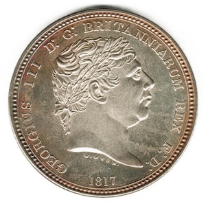 1817 Great Britain Crown - George III Three Graces Pattern - copy of coin