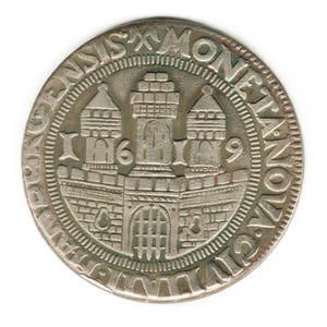 1619 Germany - Hamburg Thaler - copy of coin