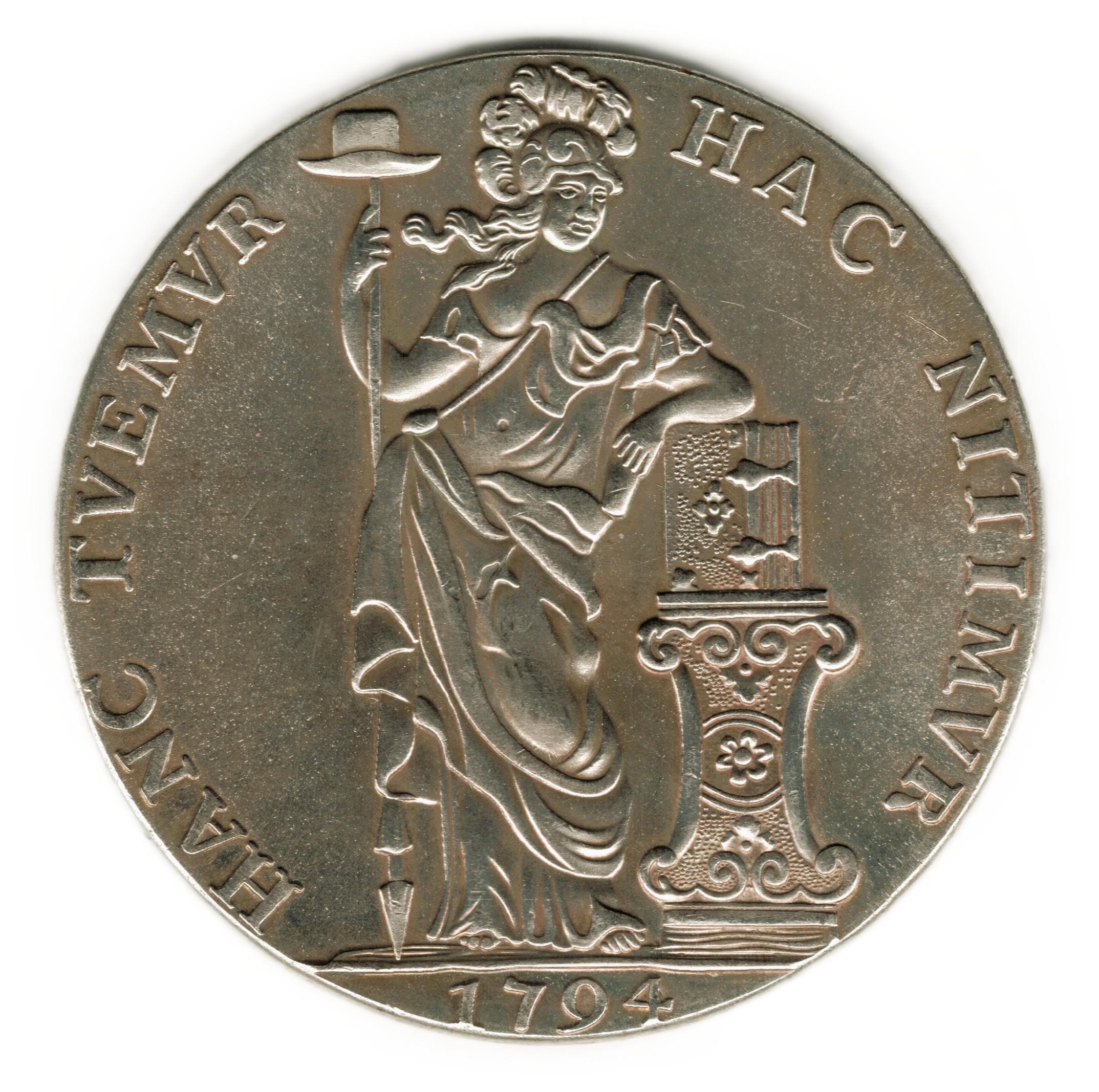 1794年 オランダ - オランダ共和国 ユトレヒト 3ギルダー - コインの複製