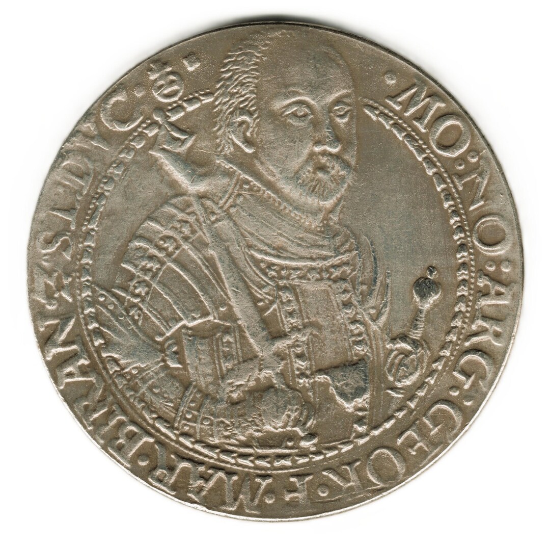 1600 Silesia 2 Thalers - George Frederick I - Copy of Coin - Etsy