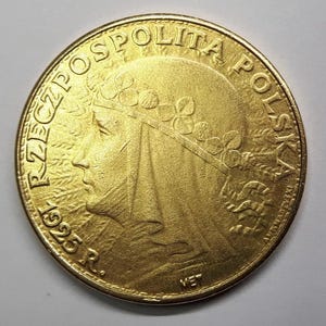 1925 Poland 50 zlotych - copy of coin