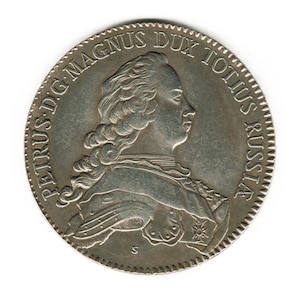 1753 Russia Thaler Type 2 - Albertusthaler - copy of coin
