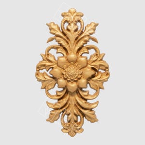 Floral Relief 3D Model STL File: Ornamental CNC Wood Carving (Digital Download)