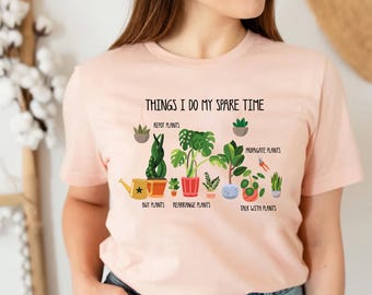 Plant Shirt, Gifts For Mom, Garden Gift, Plant Mom Gift, Botanical Shirt, Gardening Shirt, Plant Lover Shirt ,Plant Lady Shirt, Plant Lover