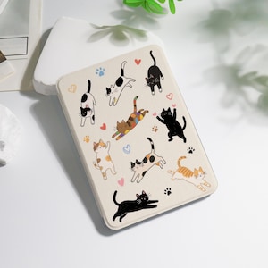 Cute Kittens Kindle case For Colorsoft Kindle 8/10/11/12th Paperwhite 10th 11th 12th 6&quot; 6.8&quot; 7&quot; inch Basic Case, KPW6 Personalized