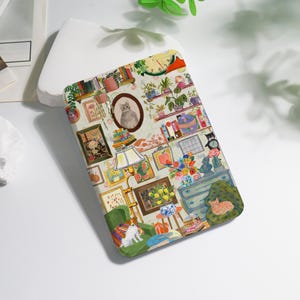 Cat Living room Kindle case For Colorsoft Kindle 8/10/11/12th Paperwhite 10th 11th 12th 6&quot; 6.8&quot; 7&quot; inch Basic Case, KPW6 Personalized