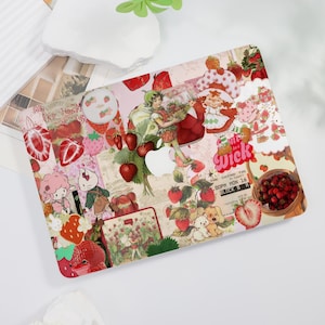 Strawberry Girl Hard MacBook Case for Air15 14 13 11, MacBook Pro 16 15 14 13, Hard Protect Shell for Macbook Retina15 13 12, Case2021 2023