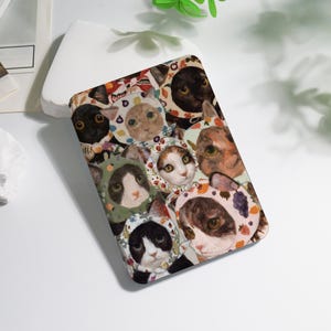 Cat Wearing Headscarfs Kindle case For Colorsoft Kindle 8/10/11/12th Paperwhite 10th 11th 12th 6&quot; 6.8&quot; 7&quot; inch Basic Case, KPW6 Personalized