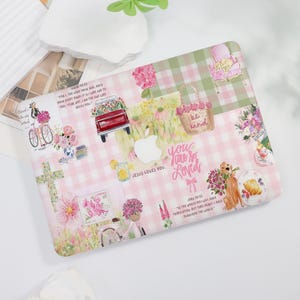 Spring Flower Hard MacBook Case for Air 15 14 13 11, MacBook Pro 16 15 14 13, Hard Protect Shell for Macbook Retina 15 13 12, Case 2021 2023