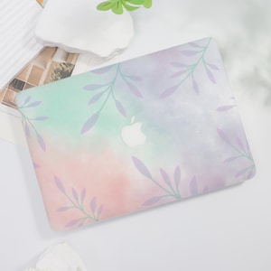 Colorful Leaf Hard MacBook Case for Air 15 14 13 11, MacBook Pro 16 15 14 13, Hard Protect Shell for Macbook Retina 15 13 12, Case 2021 2023