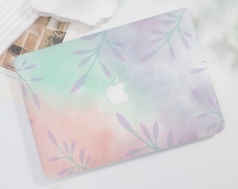 Colorful Leaf Hard MacBook Case for Air 15 14 13 11, MacBook Pro 16 15 14 13, Hard Protect Shell for Macbook Neo A18, Case 2025 2026