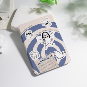 Cat with Headphones Kindle case For Colorsoft Kindle 8/10/11/12th Paperwhite 10th 11th 12th 6&quot; 6.8&quot; 7&quot; inch Basic Case, KPW6 Personalized