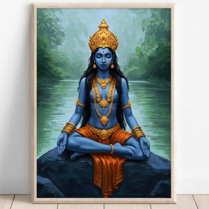 Kali, Goddess Kali, Kali Maa, Hindu Goddess Kali, kali Art, Kali Mata, Hindu Goddess Wall Art, Goddess, Hindu God, Digital Print of Kali