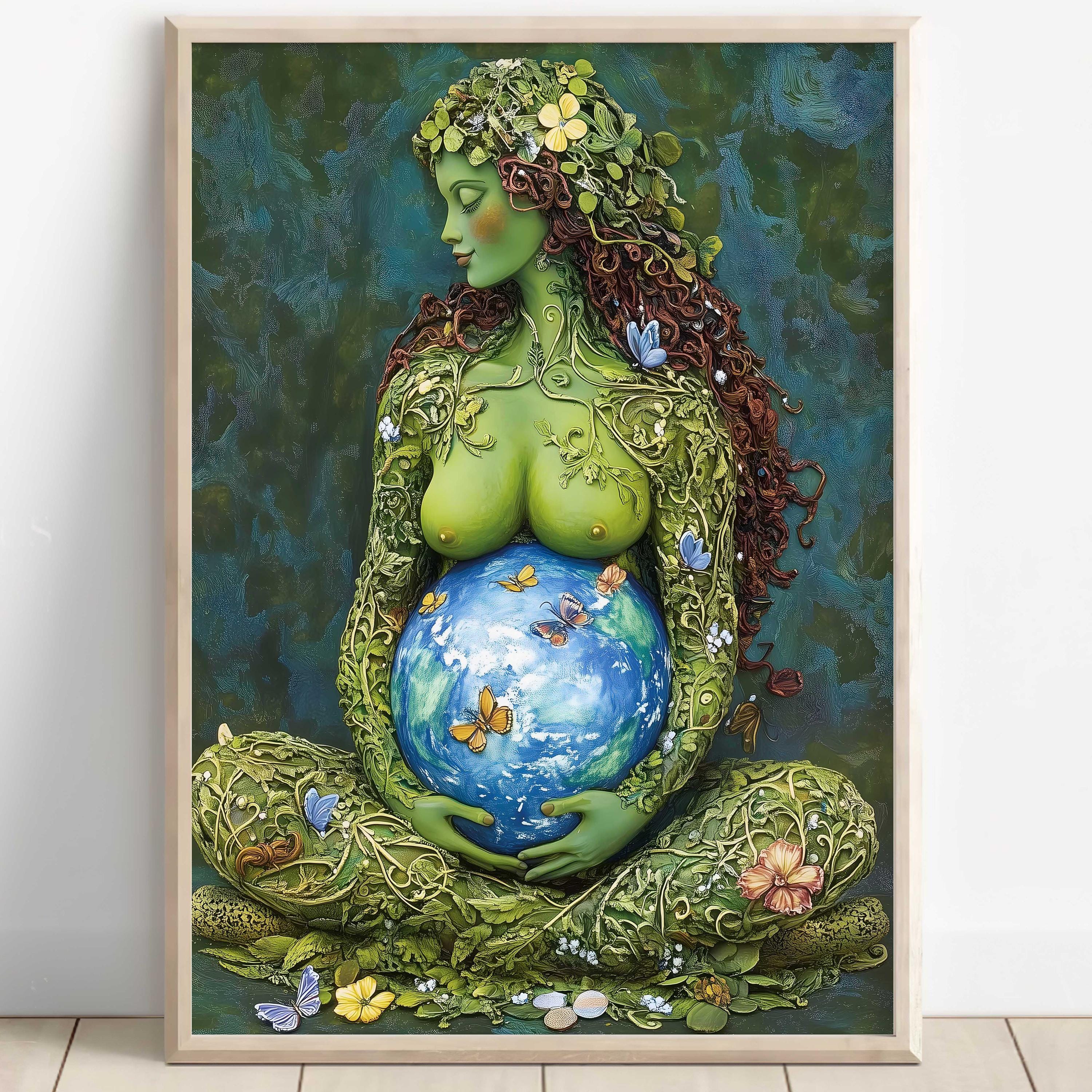 Greek goddess gaia wall art - Etsy België, image size:3000x3000