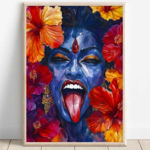 Kali, Goddess Kali, Kali Maa, Hindu Goddess Kali, kali Art, Kali Mata, Hindu Goddess Wall Art, Goddess, Hindu God, Digital Print of Kali