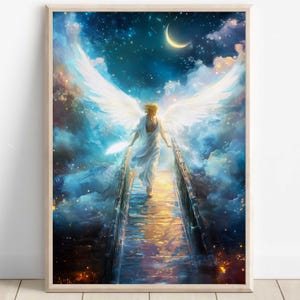 Hypnos Wall Art, God of Sleep, Greek gods poster, Greek god decor, Greek gods wall art, Greek mythology, Greek God Hypnos art