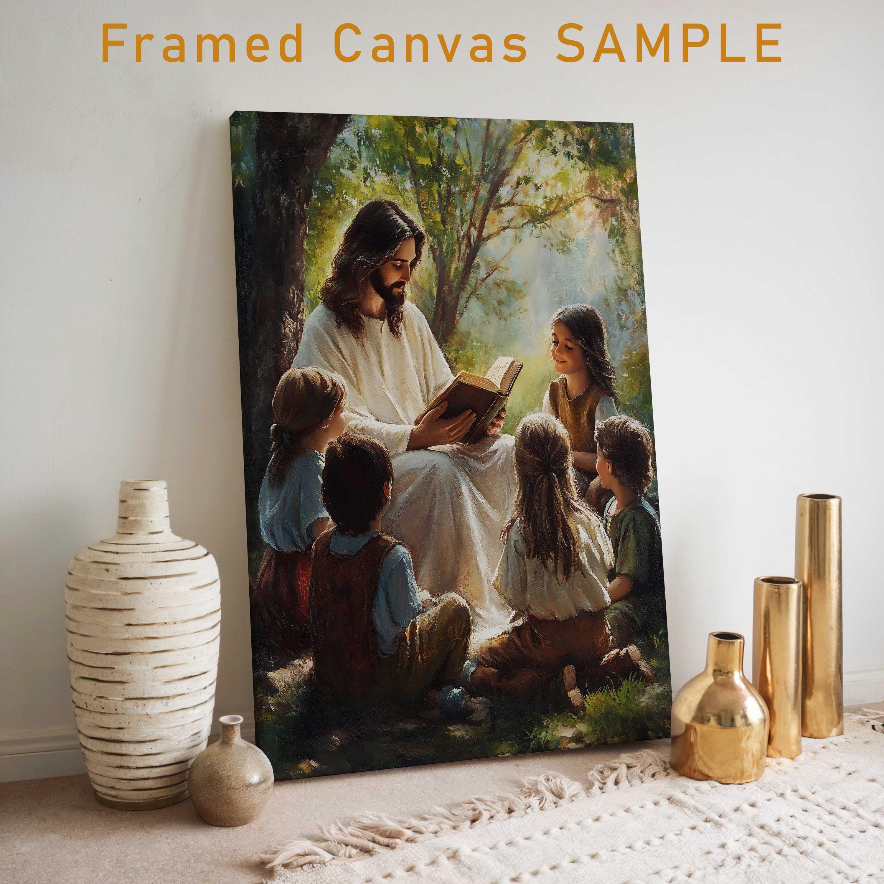 Christian Art, Jesus Christ Reading Bible, Christ With Kids, Modern ...