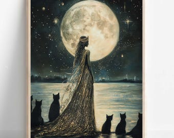 エジプトの女神バステト 3 クロスステッチ パターン デジタル