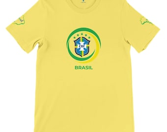 Brasil Futbol T-shirt: Fußball WM 2026 Quali - Weiche Baumwolle