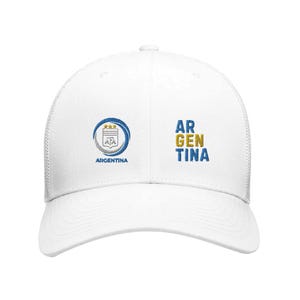 Argentina Soccer Hat - Great Gift for Fans - Argentina futbol hat - Argentina National Team Hat Seleccion Argentina Gifts for him.
