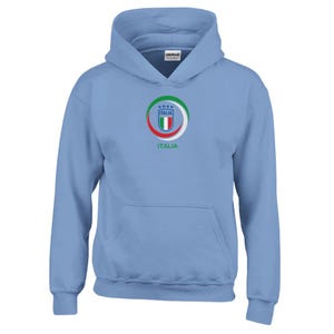 Kids Italy Soccer Hoodie - Italia National Team Football Pullover - Perfect Gift for Young Fans