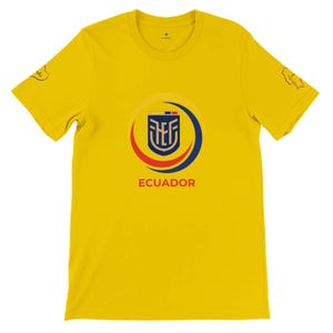 VoetbalT-shirt Ecuador: cadeau voetbalteamfan