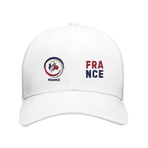 Frankreich Fußball Trucker Cap: Bestickte Nationalelf Kappe