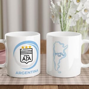 Argentina Soccer Mug Eliminatorias Futbol Argentina Mug Mundial 2026 World Cup 2026 Argentina Cup Argentina Fan Gifts.