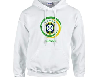 Sudadera con capucha de Brasil: regalo para los fanáticos del fútbol del Mundial