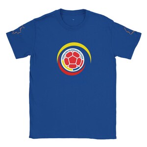 Colombia Soccer T-Shirt Eliminatorias futbol Colombia Qualifiers tshirt Colombia National Team t-shirt Seleccion Colombia Gifts for him.