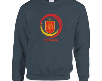 España Soccer Unisex Pullover Sweatshirt España National Team gifts For Him and Her