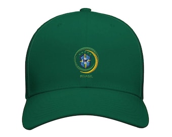 Brasil Soccer Hat: Embroidered National Team Futbol Cap