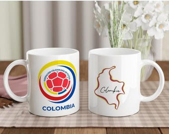 Colombia Soccer Mug: Futbol Cup Mundial 2026 Fan Gift