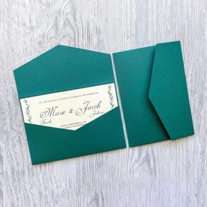 Einfache klassische SVG 5x7 Pocketfold Einladungsumschlag Cricut Vorlage, Hochzeit Laser geschnittene Tascheneinladung, Papercut Cameo (Svg cdr ai dxf pdf)