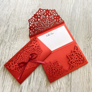 Wunderschöner Geldumschlag SVG Vorlage Cricut mit Wunschkarte, Geldhalter für Hochzeits- oder Geburtstagsgeschenke, Lasergeschnittener Papierschnitt, (cdr, ai, dxf)