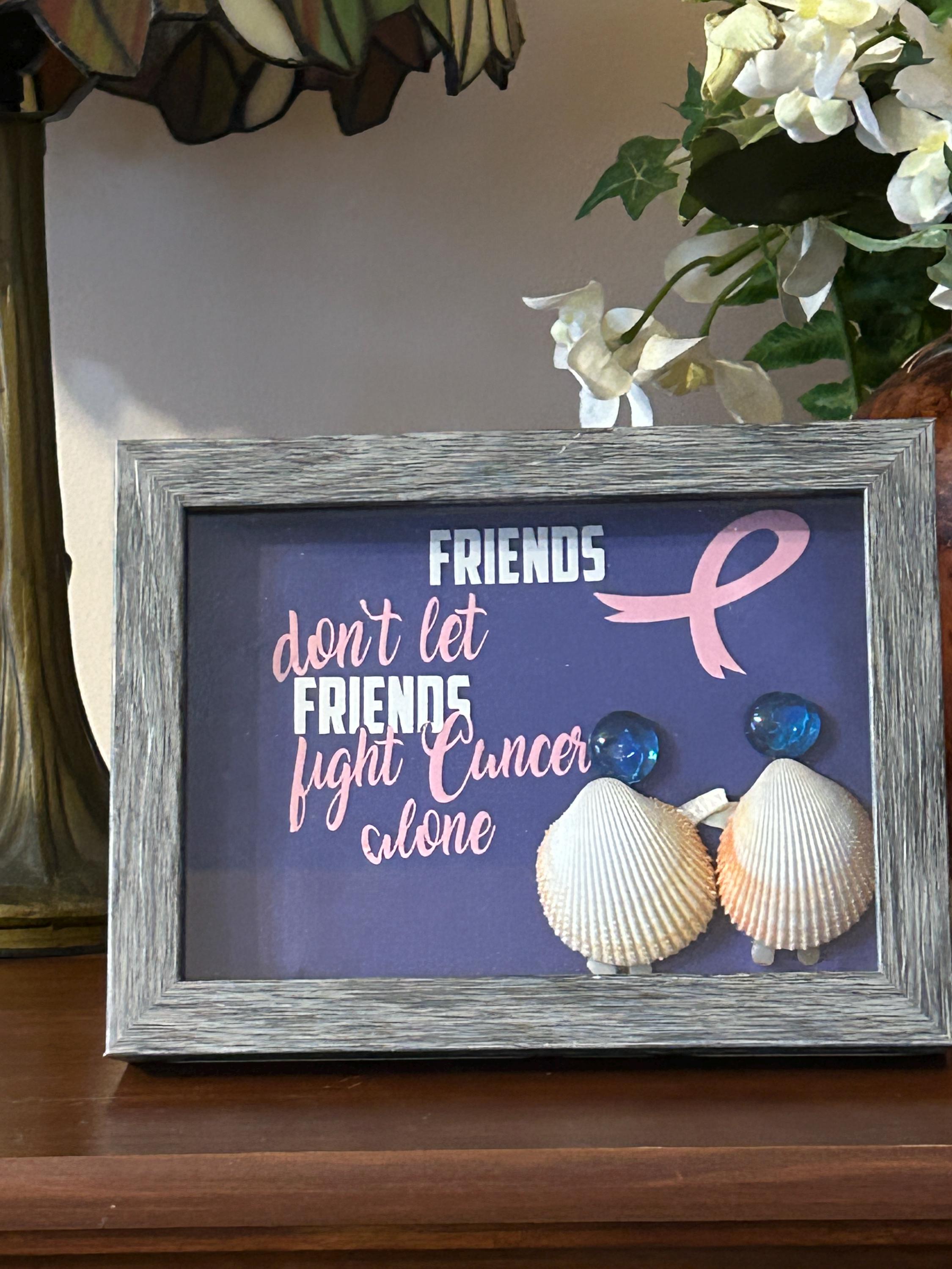 Cancer Awareness 5x7 Shadow Box Photo;desk Decor, Bookshelf and Dining ...