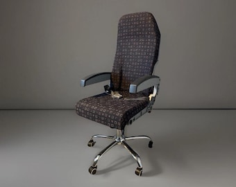 EasyJet Airbus A319 G-EZAB upcycled office desk chair home office aircraft chair