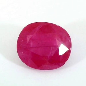 Natural Ruby 2.0 Carat8.06x7.08x4.05 oval cut Loose Gemstones-