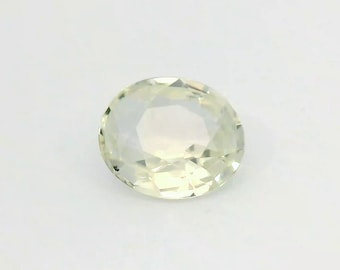 Natural Yellow Sapphire |1.72crt Oval Cut | Unheated | Srilanka Origin Loose Gemstone (8x7mm).