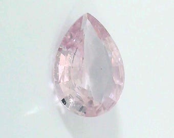 Natural Pink Sapphire | 0.77crt  Pear Cut Unheated Srilankan Loose Gemstone.