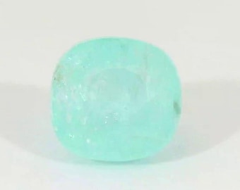 1.18crt Natural Mozambique Paraiba Tourmaline,5x5MM  Cut Loose Gemstone.