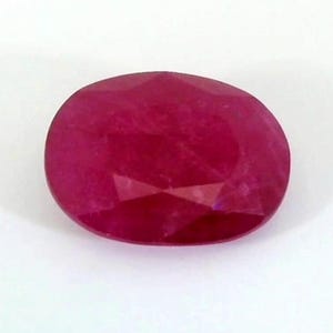 Natural Mozambique Ruby | 1.97 Carat  Oval Cut Loose Gemstone.