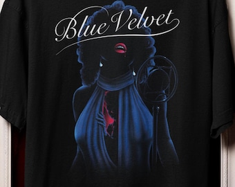 Blue Velvet Movie Shirt, Directed by David Lynch Apparel, Cinematic Fashion, Gift for Vintage Movie Lovers, Retro 1986 Cult Classic Film Tee