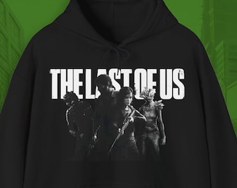 The Last Of Us Hoodie, Ellie and Joel Miller Graphic Sweater, Last Of Us For Fan Gifts, Last Of Us Clicker Pullover, Video Game Lover Hooded