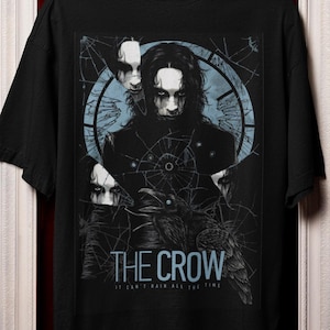 The Crow Movie Shirt, Brandon Lee Tribute Tee, Vintage Movie Lover Gift, 1994 Retro Apparel, Crewneck Cinematic T-shirt, Eric Draven Merch
